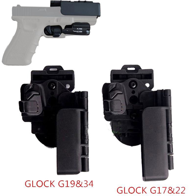 Tactical holster Glock G17 & 22 / G19 & 34 2