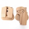 M92 / G17 / 1911 quick pull tactical holster adjustable rotary holster 2