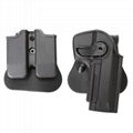 M92 / G17 / 1911 quick pull tactical holster adjustable rotary holster 8