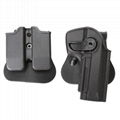 M92 / G17 / 1911 quick pull tactical holster adjustable rotary holster
