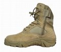 GP-B0016 Tactical Boots,Delta Tactical 8" Tall Side Zipper Boots 516 Tan EU40-46