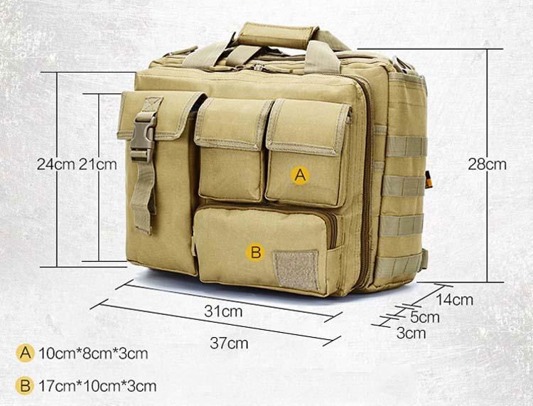 Tactical backpack large capacity multifunctional laptop customized bag  5