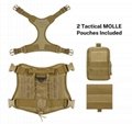 X COMMANDER Tactical Harness,Level IIIA Dog Body Armor Canine K9 Police Vest  6