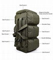 Hot Sale 90L Large Capacity Men's Tactical Bag Waterproof Oxford Hiking Camping  6