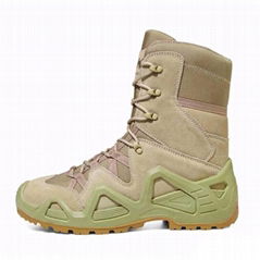 Outdoor Russia Anti Slip Rubber Out Sole Oil Resistant Waterproof Leather Boots