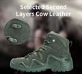 Outdoor Russia Boot,Cow Suede Jungle Boots Slip Resistant PU Sole Tactical Boots 6