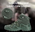 Outdoor Russia Boot,Cow Suede Jungle Boots Slip Resistant PU Sole Tactical Boots