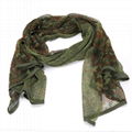 GP-S002 Ghillie Camouflage Scarf,Field jungle camouflage large hole scarf