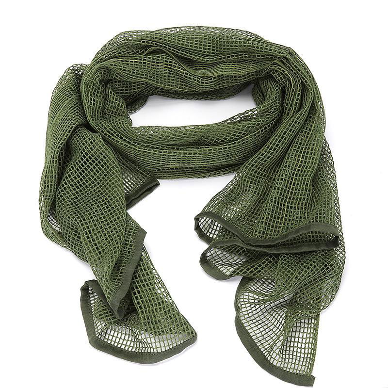 GP-S002 Ghillie Camouflage Scarf,Field jungle camouflage large hole scarf 4