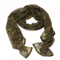 GP-S002 Ghillie Camouflage Scarf,Field jungle camouflage large hole scarf 7