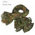 GP-S002 Ghillie Camouflage Scarf,Field jungle camouflage large hole scarf