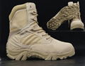 GP-B0016 Tactical Boots,Delta Tactical 8" Tall Side Zipper Boots 516 Tan EU40-46 2