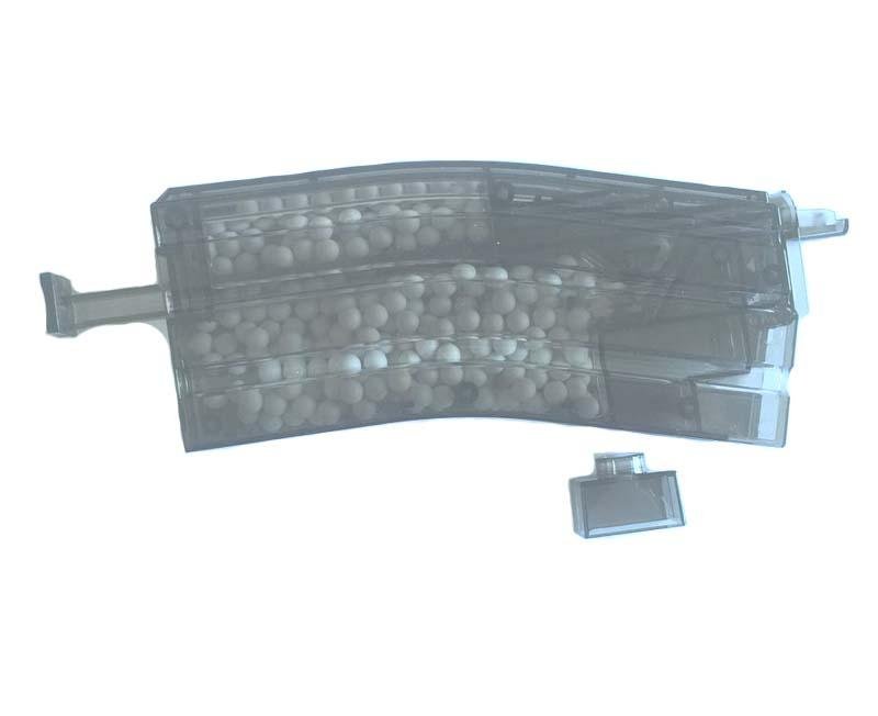 P.D XL Size 500rd M4 Magazine Shaped BB Speed Loader  Clear 2