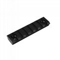  7 Slots and 75mm Length 20mm Mount Picatinny Rail of Aluminum Alloy