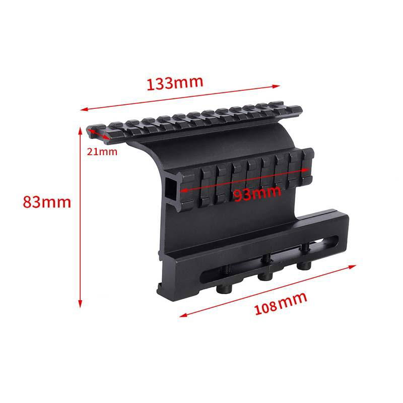 GP-0051 AK Side Mount with Top and Side Rails