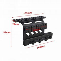 Soporte inclinado ak74 Saiga