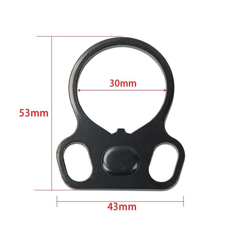GP-0185 Tactical Hunting End Plate Dual Loop Ambidextrous Sling Adapter 