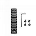 9 Slots and 101mm Length 20mm Mount Picatinny Rail of Aluminum Alloy