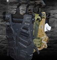 Tactical vest hanger clothes-rack