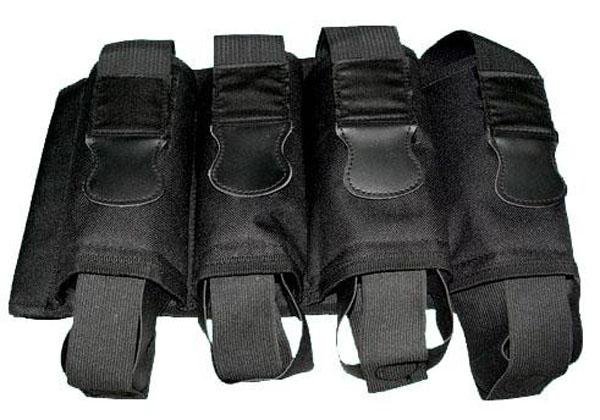 GP-400B Black Paintball Tactical Belt with Paintball Container Holders 3