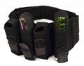 GP-400B Black Paintball Tactical Belt with Paintball Container Holders