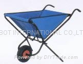 GARDEN CART FOLDING WHEELBARROW TC0400 WITH RUBBER WHEEL