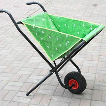 GARDEN CART FOLDING WHEELBARROW TC0400C WITH RUBBER AIR WHEEL