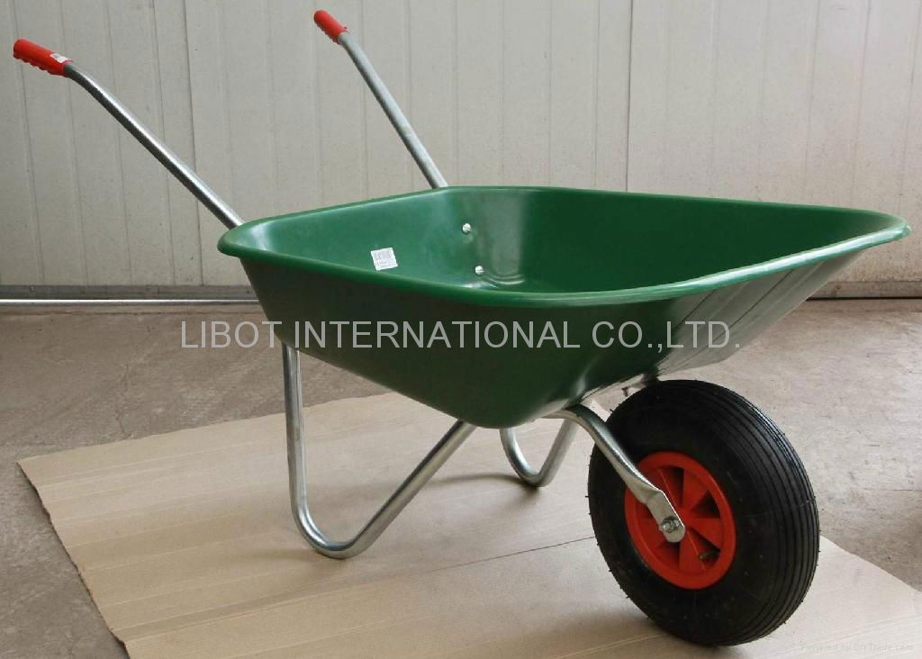 GARDEN TOOLS 62L PP TRAY WHEELBARROW WB6204P 2