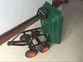 100KG 50L GARDEN TIPPING CART TC4253A with Rubber Air Wheel 2