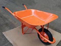 Tools 65L steel wheelbarrow with