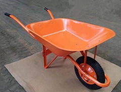 Tools 65L steel wheelbarrow with straight handle  WB6201