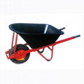 SQUARE STEEL HANDLE 7CBF PP TRAY WHEELBARROW WB8612A