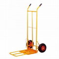 BEST SELLER FOLDABLE TOEPLATE HAND TROLLEY HT1827 with Rubber Air Wheel