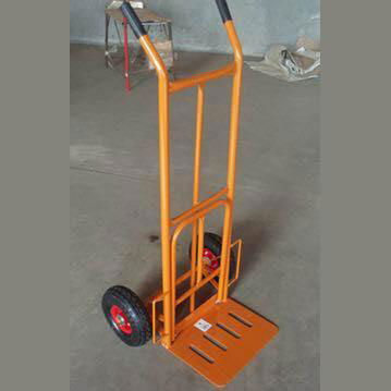 BEST SELLER FOLDABLE TOEPLATE HAND TROLLEY HT1827 with Rubber Air Wheel 2