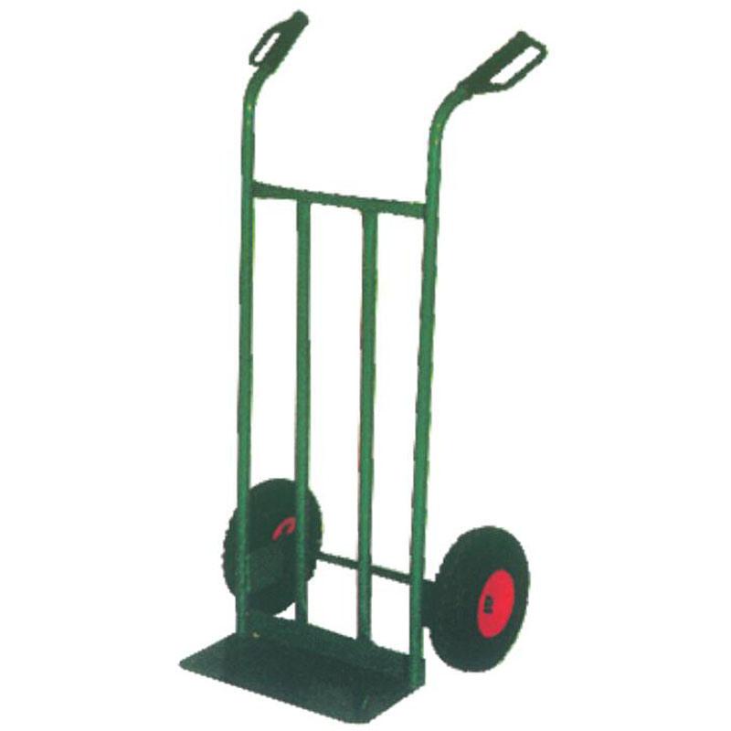 STEEL HANDTROLLEY 180KG LOAD WITH 10INCH RUBBER AIR WHEEL