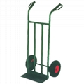 STEEL HANDTROLLEY 180KG LOAD WITH 10INCH RUBBER AIR WHEEL 1