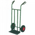 STEEL HANDTROLLEY 180KG LOAD WITH 10INCH RUBBER AIR WHEEL