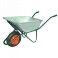 100L GALVANIZED TRAY WHEELBARROW WB6418