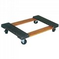 Hard Wood Dolly Tool Cart TC0500  with solid wheel