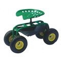 Garden Tools Steel Garden Seat TC1853 10" rubber wheel 1