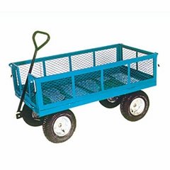 Garden Mesh Cart TC1840 with Rubber Air Wheel