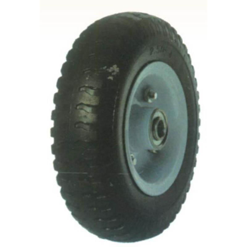 PU FOAM WHEEL 2.50-4" WITH STEEL RIM