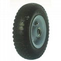 PU FOAM WHEEL 2.50-4" WITH STEEL RIM 1