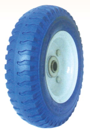 PU FOAM WHEEL 2.50-4" WITH STEEL RIM 2