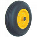 PU FOAM WHEEL 4.00-6" STEEL POWDER