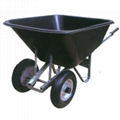 10CBF PP GARDENING TOOLS STEEL HANDLE WHEELBARROW WB9800 1