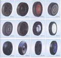 SOLID TYRE with plastic or steel rim 1