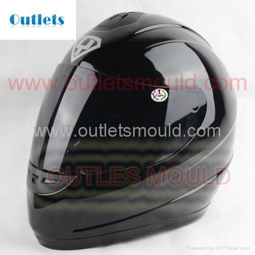 Motorcycle helmet mold