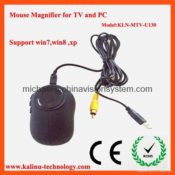 Newest HD Mouse Video Magnifier Reading Aids Support win7,win8 