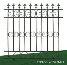ornamental iron fence  2
